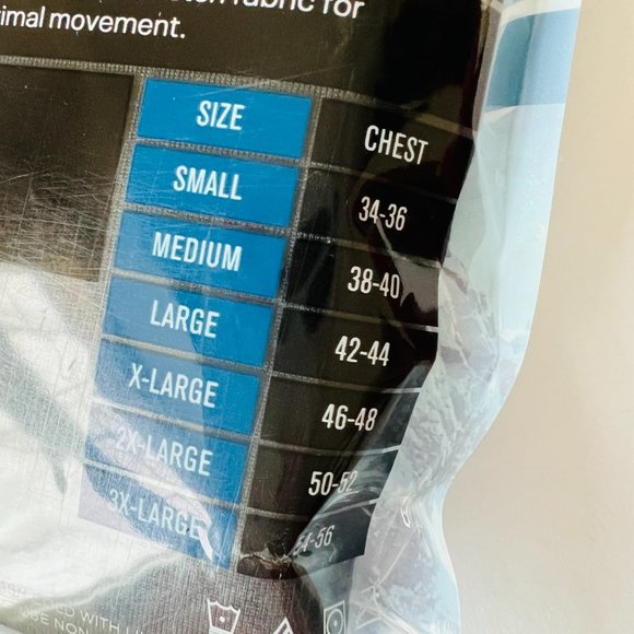 REEBOK Men's Pro-Series Long Sleeve Base Layer Crew Size S (34-36) NIP - Picture 3 of 6